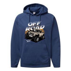 Offroad 4x4 Speed Iac Outdoor Mud Truck Gift Performance Fleece Hoodie