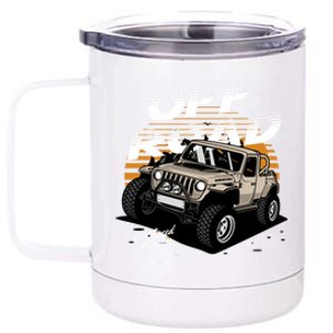 Offroad 4x4 Speed Iac Outdoor Mud Truck Gift 12 oz Stainless Steel Tumbler Cup