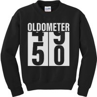 Oldometer 49 To 50 Fun Kids Sweatshirt