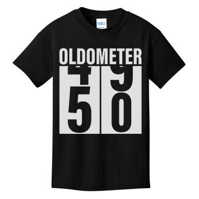 Oldometer 49 To 50 Fun Kids T-Shirt