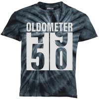 Oldometer 49 To 50 Fun Kids Tie-Dye T-Shirt