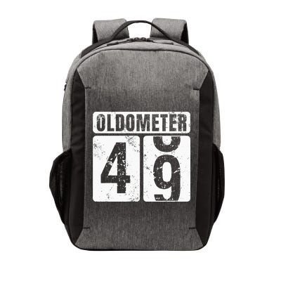 Oldometer 49 Vintage Funny 49th Birthday Gift Idea Vector Backpack