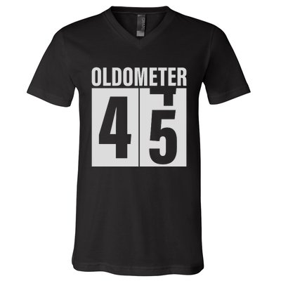 Oldometer 45 Years Fun V-Neck T-Shirt