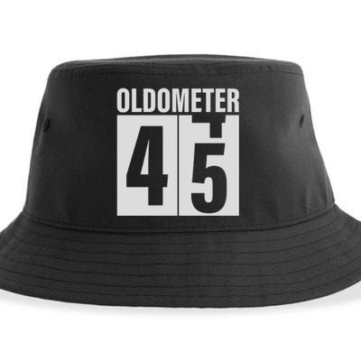 Oldometer 45 Years Fun Sustainable Bucket Hat