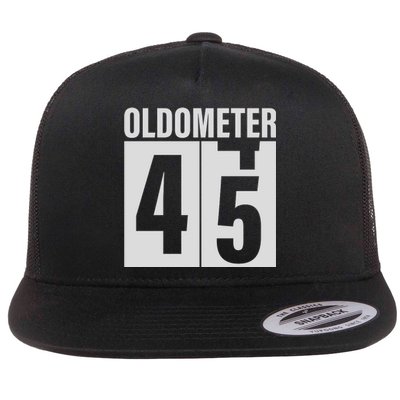 Oldometer 45 Years Fun Flat Bill Trucker Hat