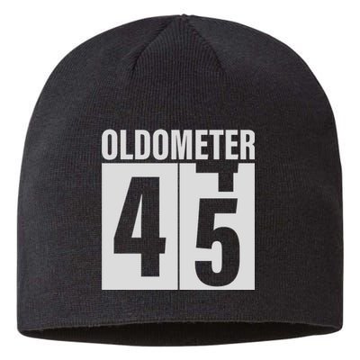 Oldometer 45 Years Fun Sustainable Beanie