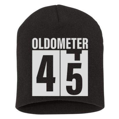 Oldometer 45 Years Fun Short Acrylic Beanie