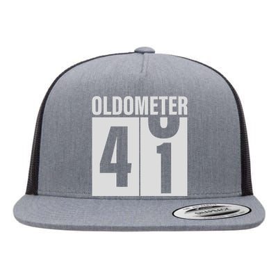 Oldometer 41 Years Flat Bill Trucker Hat