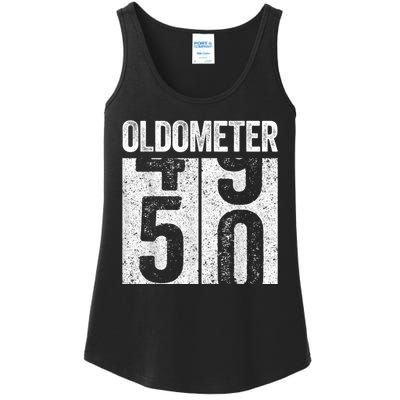 Oldometer 50  50th Birthday Ladies Essential Tank