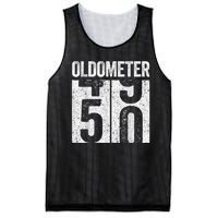 Oldometer 50  50th Birthday Mesh Reversible Basketball Jersey Tank