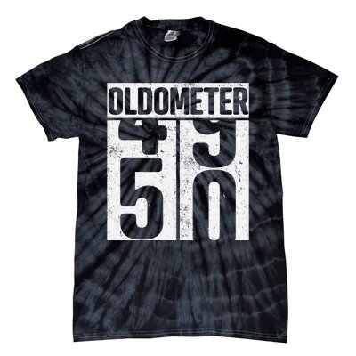 Oldometer 50 50th Birthday Oldometer Tie-Dye T-Shirt