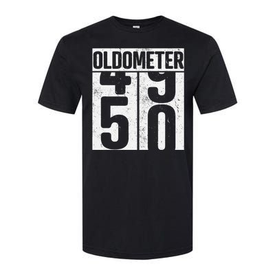 Oldometer 50 50th Birthday Oldometer Softstyle CVC T-Shirt