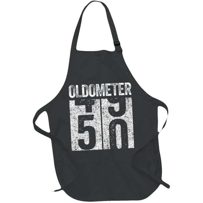 Oldometer 50 50th Birthday Apron