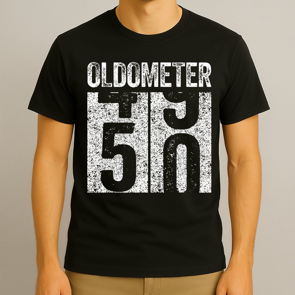 Oldometer 50 50th Birthday T-Shirt
