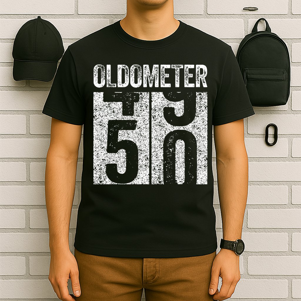 Oldometer 50 50th Birthday T-Shirt