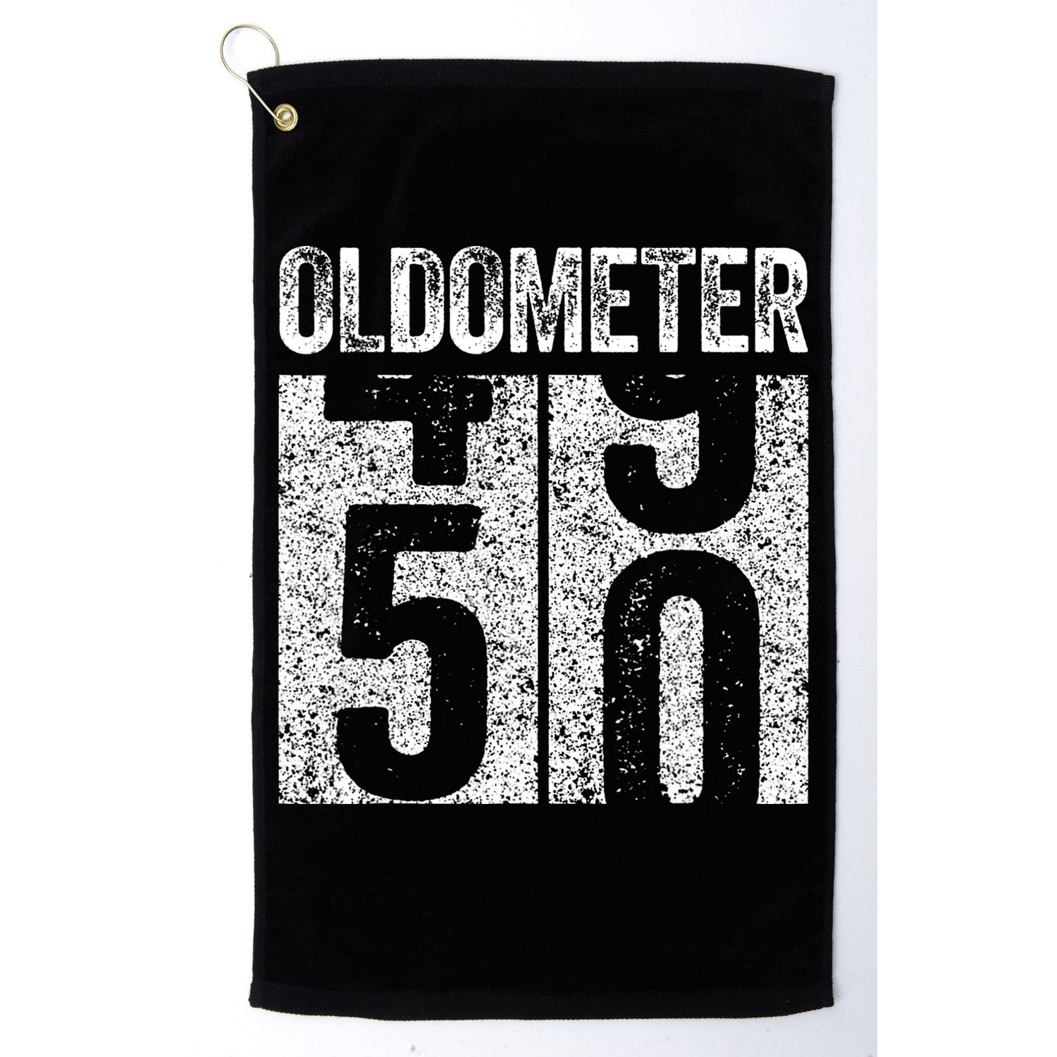 Oldometer 50 50th Birthday Golf Towel