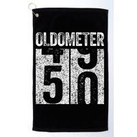Oldometer 50 50th Birthday Golf Towel