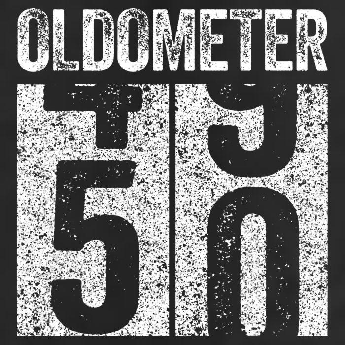 Oldometer 50 50th Birthday Golf Towel