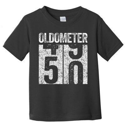Oldometer 50 50th Birthday Toddler T-Shirt
