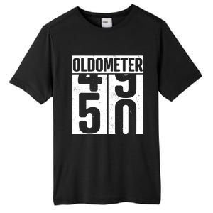 Oldometer 50 50th Birthday Oldometer Tall Fusion ChromaSoft Performance T-Shirt