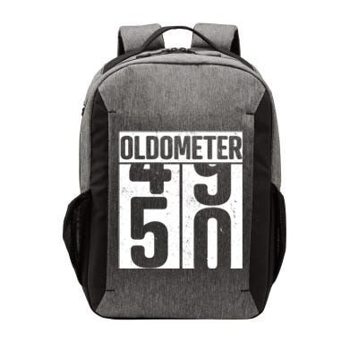 Oldometer 50 50th Birthday Oldometer Vector Backpack