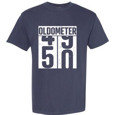 Oldometer 50 50th Birthday Oldometer Garment-Dyed Heavyweight T-Shirt