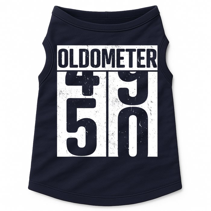 Oldometer 50 50th Birthday Oldometer Doggie Tank