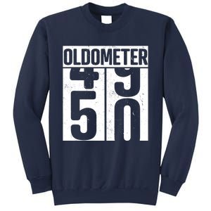 Oldometer 50 50th Birthday Oldometer Sweatshirt