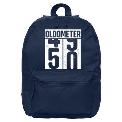 Oldometer 50 50th Birthday Oldometer 16 in Basic Backpack