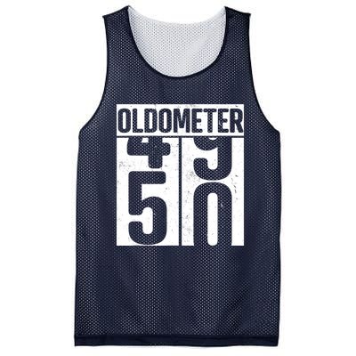 Oldometer 50 50th Birthday Oldometer Mesh Reversible Basketball Jersey Tank