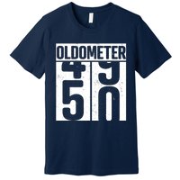 Oldometer 50 50th Birthday Oldometer Premium T-Shirt