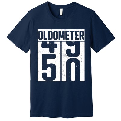 Oldometer 50 50th Birthday Oldometer Premium T-Shirt