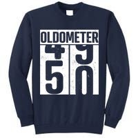 Oldometer 50 50th Birthday Oldometer Tall Sweatshirt