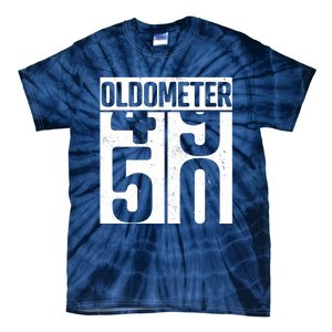 Oldometer 50 50th Birthday Oldometer Tie-Dye T-Shirt