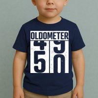 Oldometer 50 50th Birthday Oldometer Toddler T-Shirt