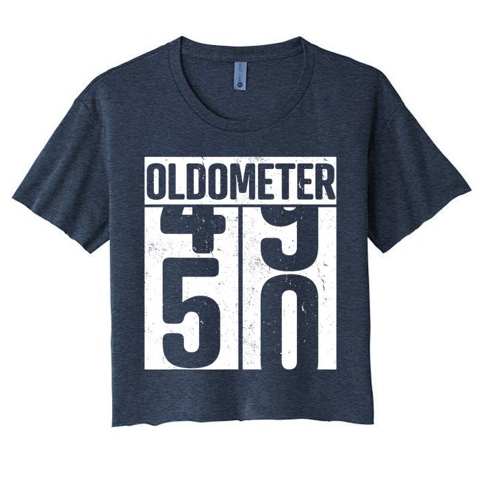 Oldometer 50 50th Birthday Oldometer Crop Top