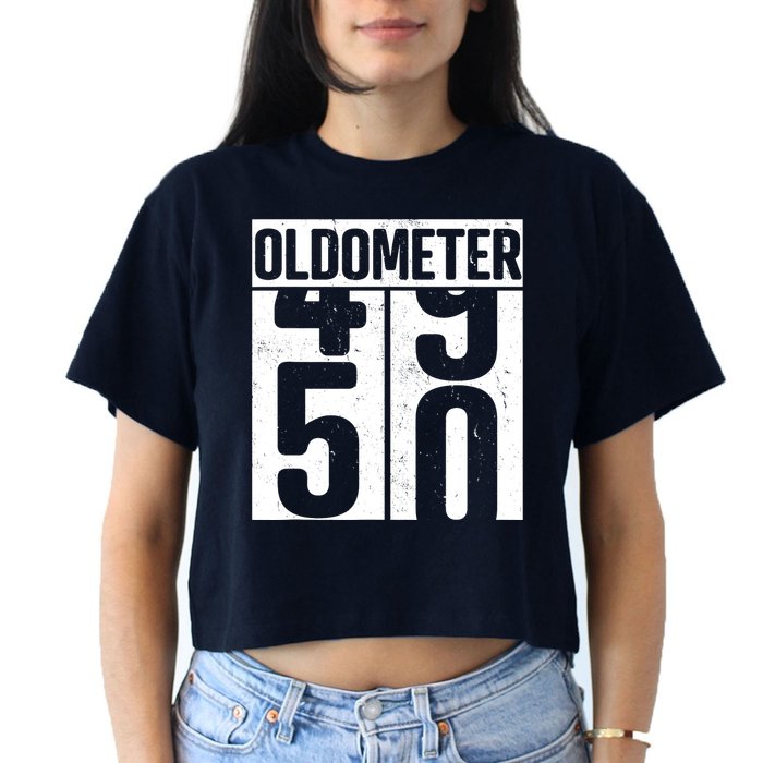 Oldometer 50 50th Birthday Oldometer Crop Top