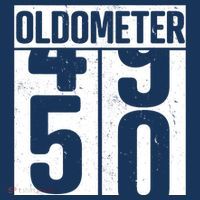 Oldometer 50 50th Birthday Oldometer Kids T-Shirt