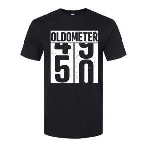 Oldometer 50 50th Birthday Oldometer Softstyle CVC T-Shirt