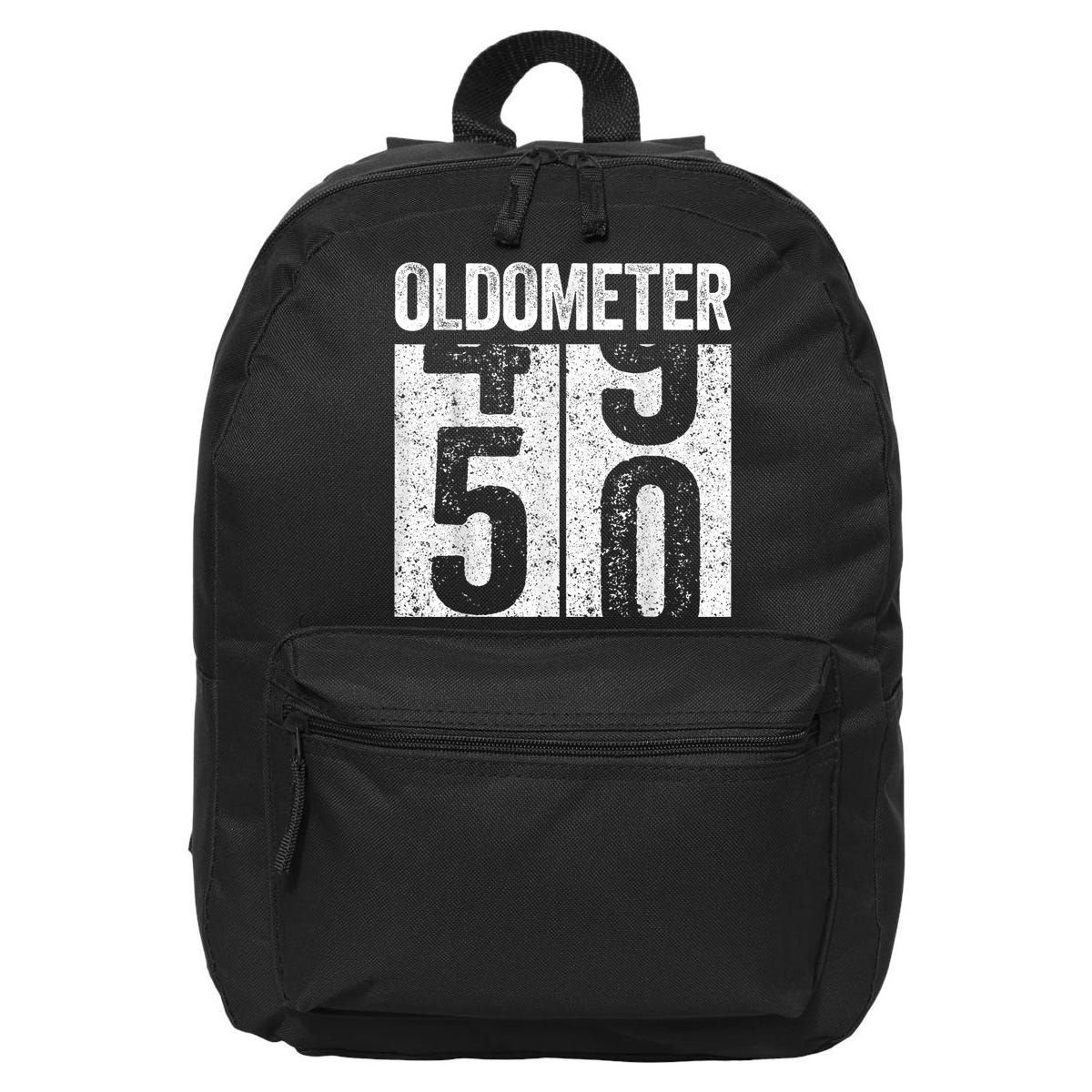 Oldometer 50 50th Birthday Shirt shirt 16 in Basic Backpack
