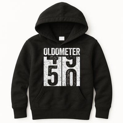 Oldometer 50 50th Birthday Shirt shirt Kids Hoodie