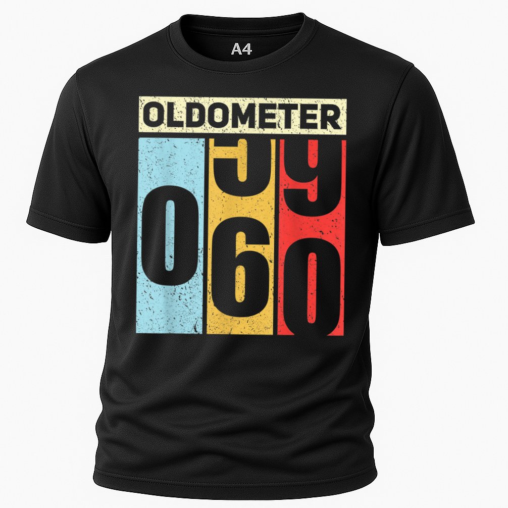 Oldometer 59-60 Funny 60th Birthday Odometer Gift Oldometer Performance Shirt