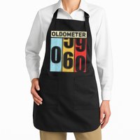Oldometer 59-60 Funny 60th Birthday Odometer Gift Oldometer Apron