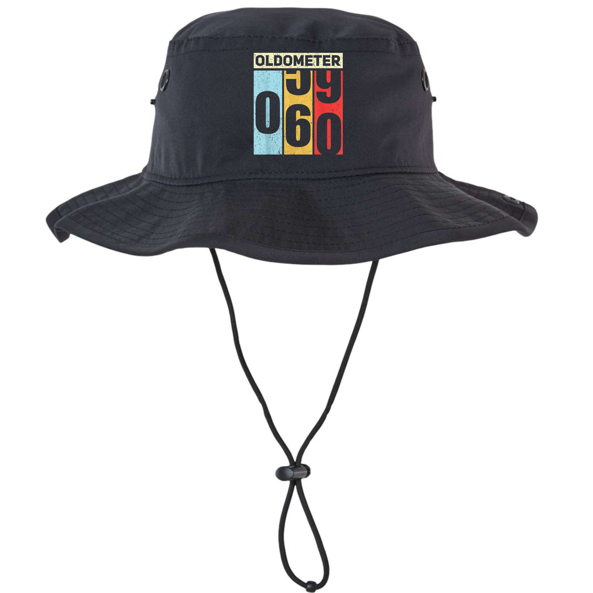 Oldometer 59-60 Funny 60th Birthday Odometer Gift Oldometer Bucket Hat