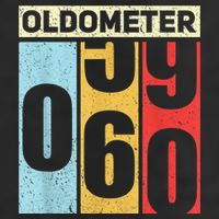 Oldometer 59-60 Funny 60th Birthday Odometer Gift Oldometer 15oz Campfire Ceramic Mug