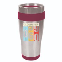 Oldometer 59-60 Funny 60th Birthday Odometer Gift Oldometer 16oz Travel Tumbler