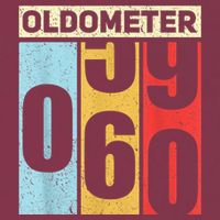 Oldometer 59-60 Funny 60th Birthday Odometer Gift Oldometer 16oz Travel Tumbler