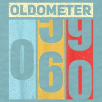 Oldometer 59-60 Funny 60th Birthday Odometer Gift Oldometer Sueded Cloud Jersey T-Shirt