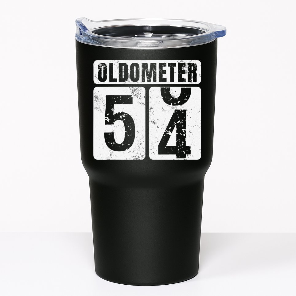 Oldometer 54 Vintage Funny 54th Birthday Gift Idea Tumbler
