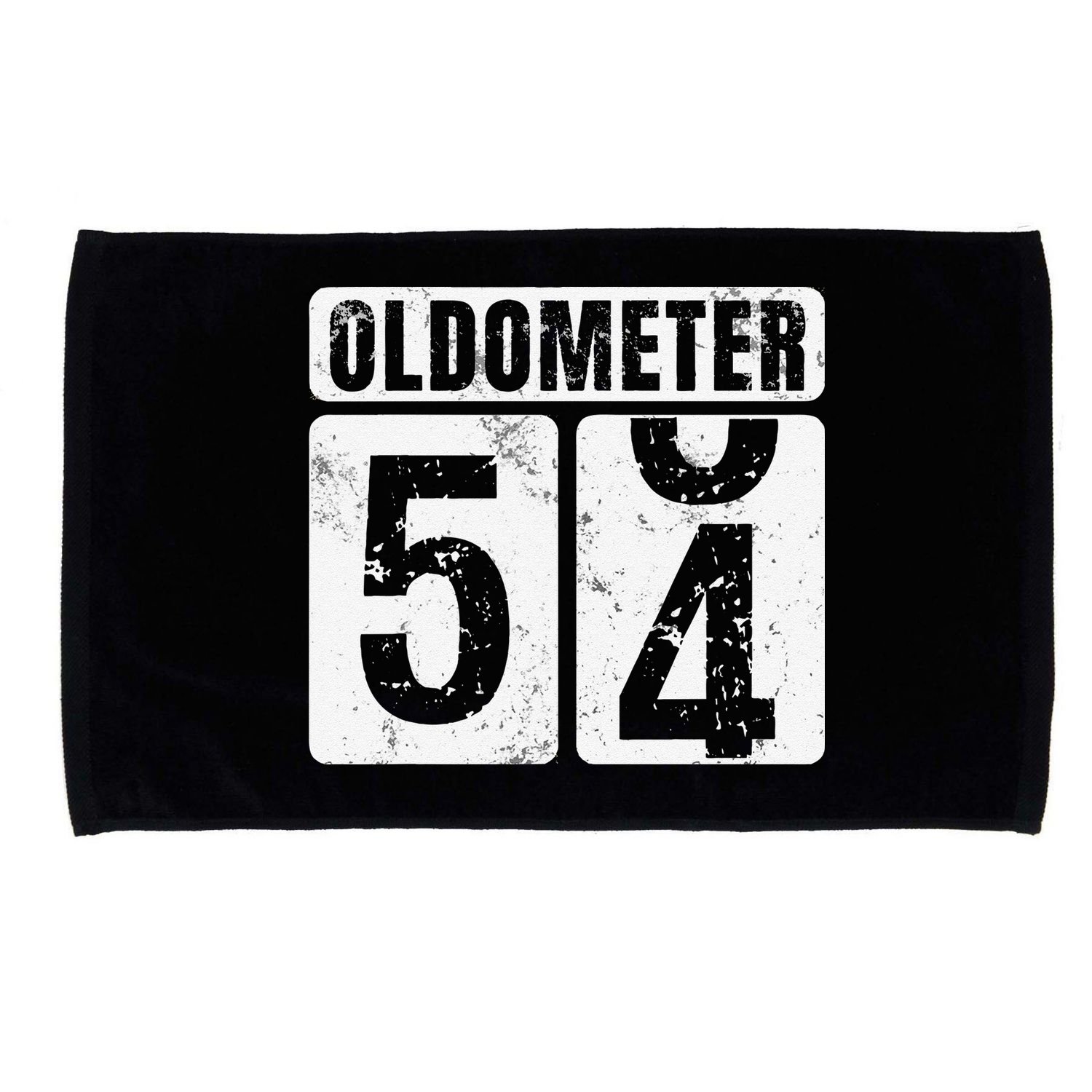 Oldometer 54 Vintage Funny 54th Birthday Gift Idea Microfiber Hand Towel